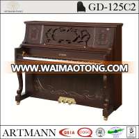 Shanghai Artmann walnut GD125C2 acoustic vintage vertical piano